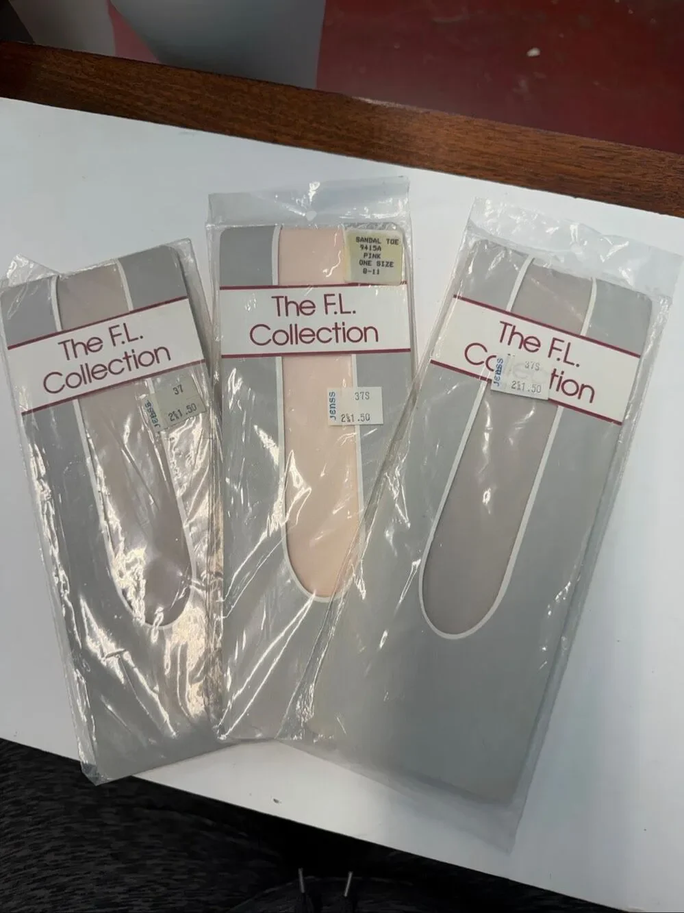 The F.L. Collection Nylon Confirt Top Knee highs NEW OLD STOCK